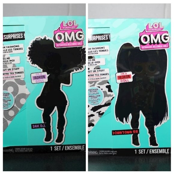 LoL OMG Fashion Dolls lot of 2 - Picture 1 of 1